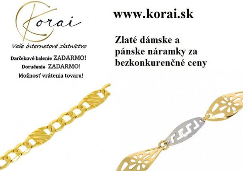 Zlaté náramky Korai - 1/4