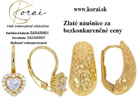 Zlaté náušnice Korai - 3/3