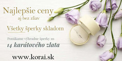 Diamantové zlaté šperky Korai